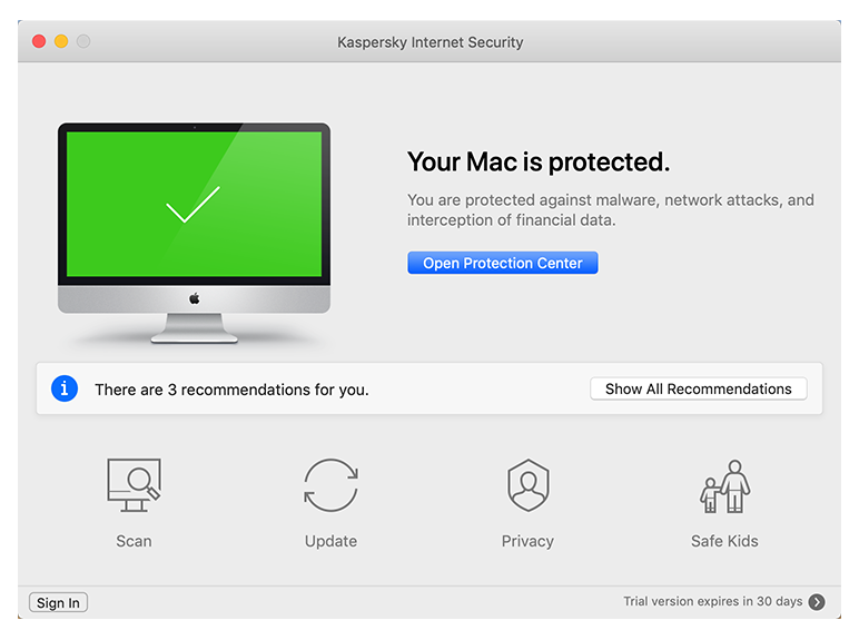 Kaspersky for a mac