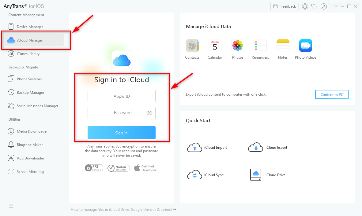 How to download from icloud to pc